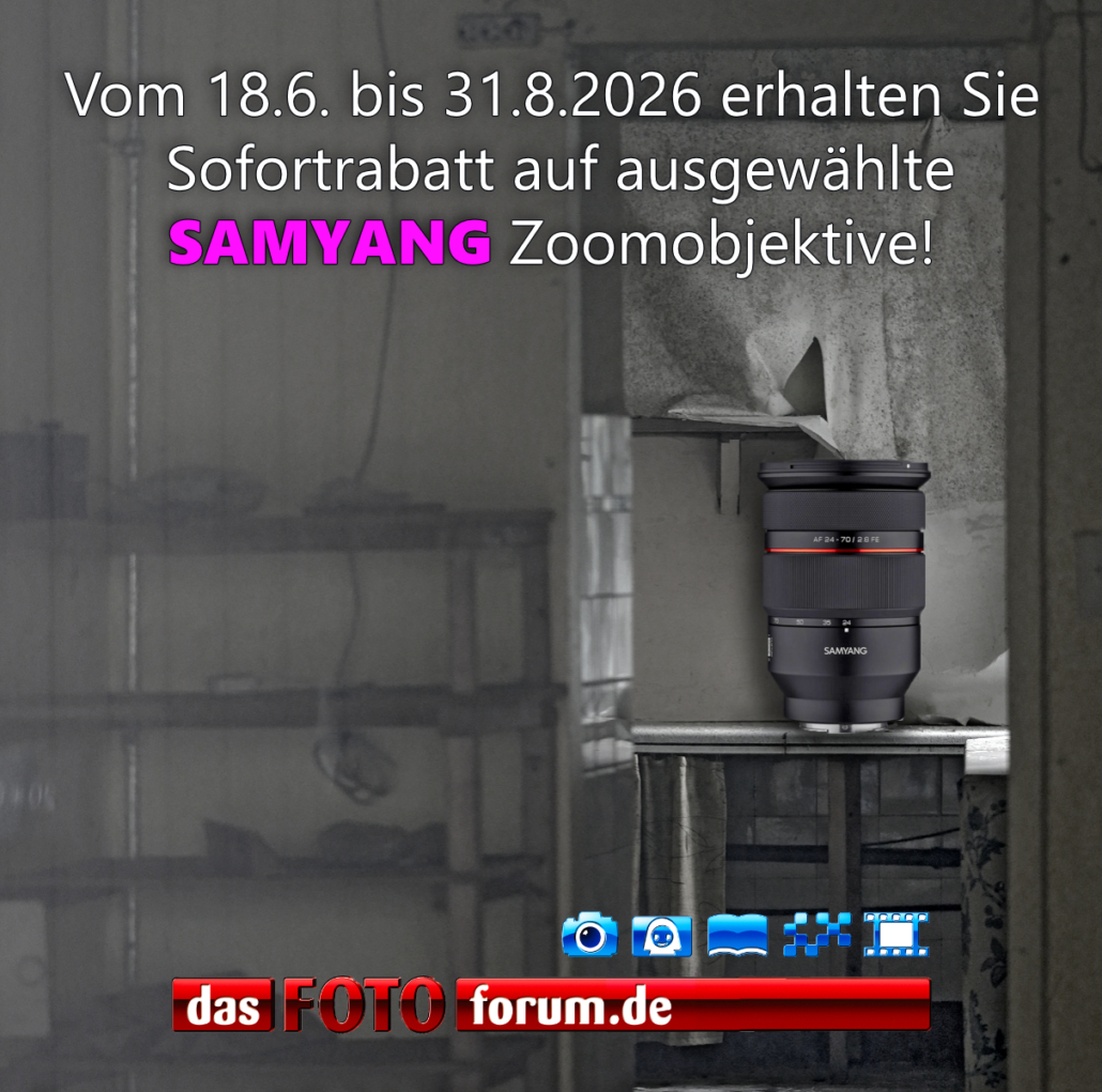 Samyang Sofortrabatt auf Zoomobjektive